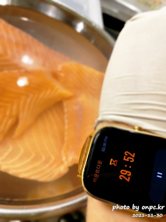 코스트코 연어절임만들기