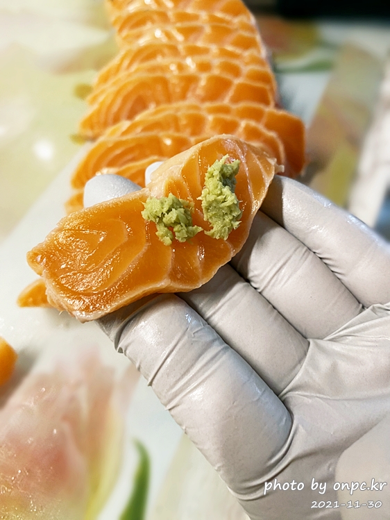 코스트코 연어손질 절임만들기