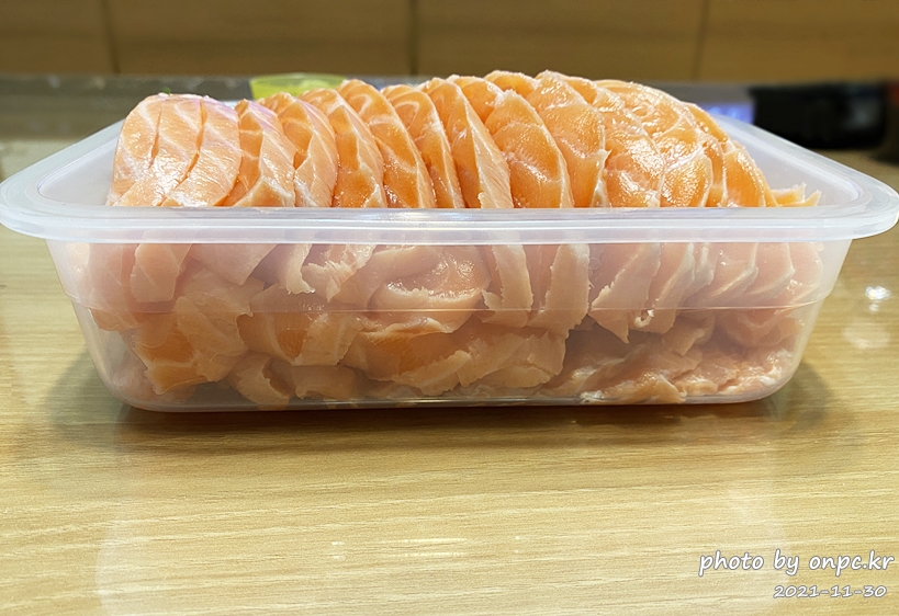 코스트코 연어손질 절임만들기