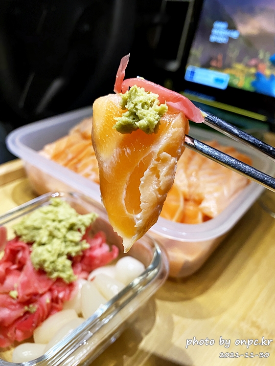 차박음식 코스트코 연어절임