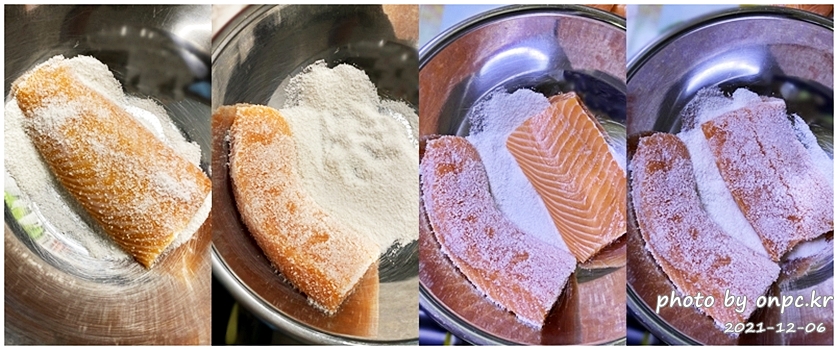 코스트코 연어 손질 절임만들기