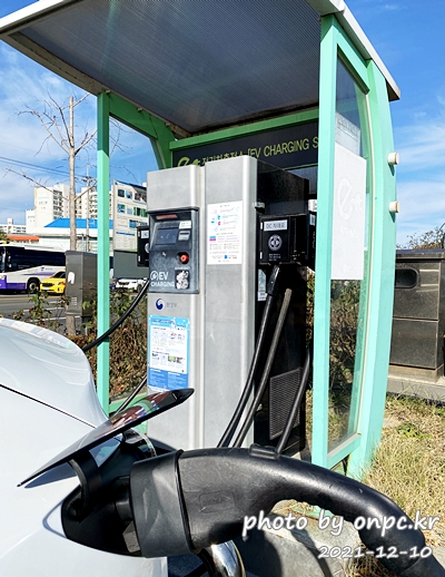 포항드라이브여행 영일대전망대 전기차충전기