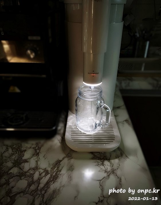 LG 퓨리케어 오브제컬렉션 정수기설치 야간출수