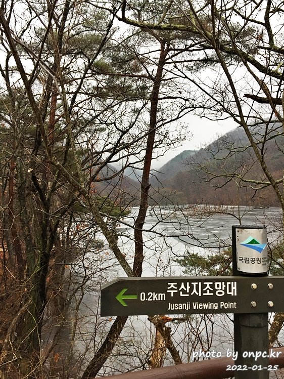 경북청송 주산지조망대