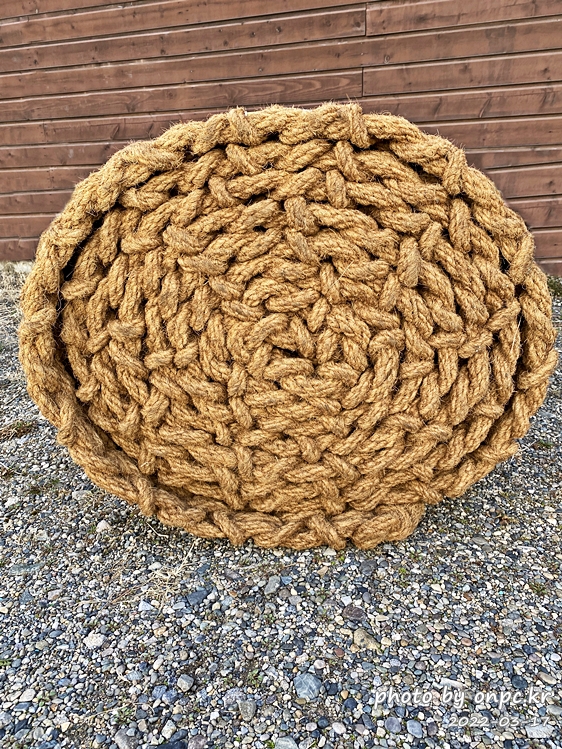 집마당 꾸미기, 잡초제거용 코코넛 야자매트깔기