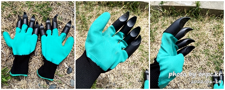 양손갈고리장갑 원예장갑