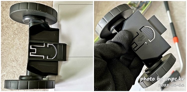 가데나 충전식 핸디형 잔디깎기&핸들스틱 포함