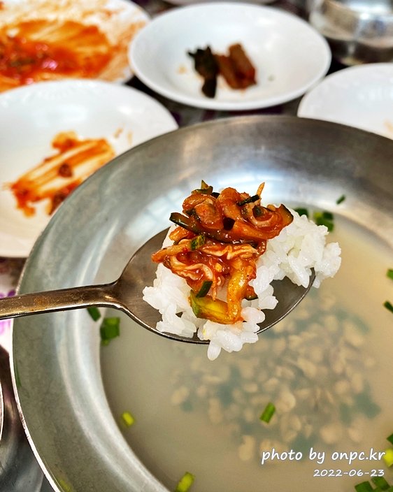 광양 섬진강재첩전문점 청룡식당