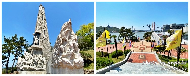 해남 우수영관관지 명량대첩탑