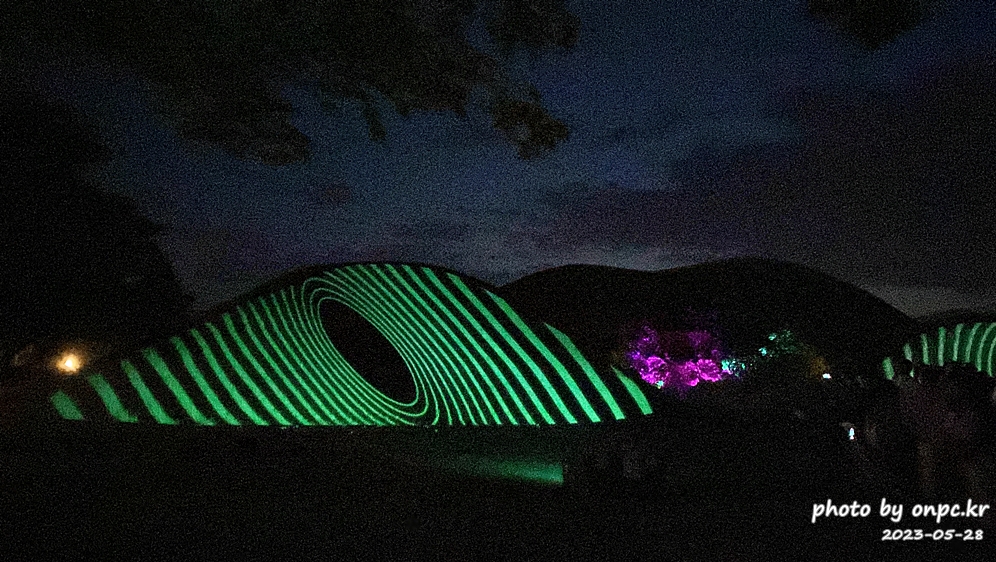 경주 대릉원 녹턴 미디어아트