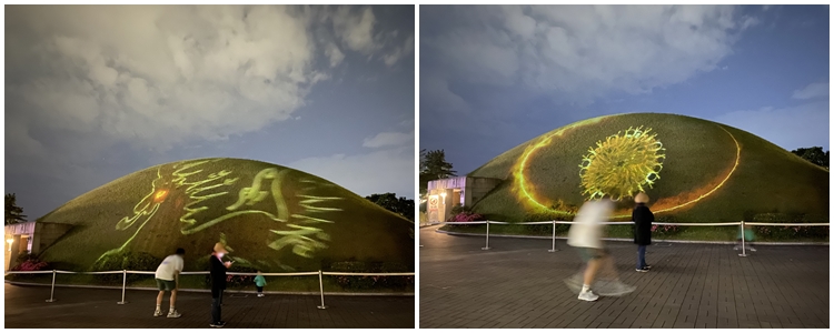 경주 대릉원 녹턴 미디어아트 천마총