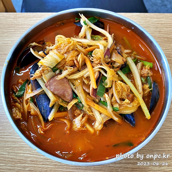 청송 즉석짬뽕전문 짬뽕점빵 불고추짬뽕