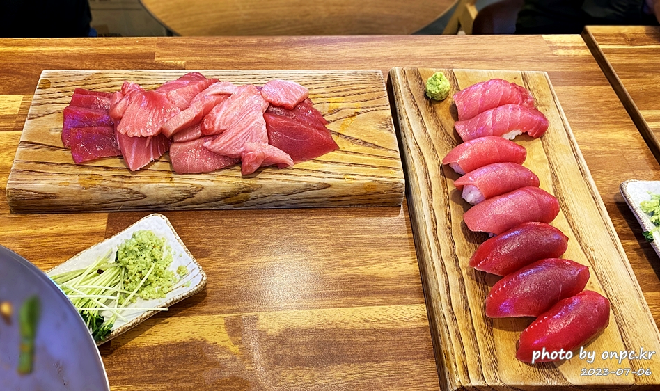 통영 문참치 생참치회 생참치초밥