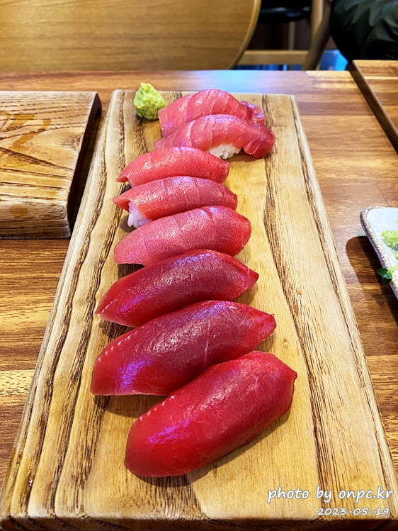 통영 문참치 생참치초밥