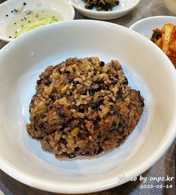 주왕산 청송달기약수 닭코스요리 신동양식당 찰밥