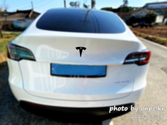 테슬라 트렁크 엠블럼 교체