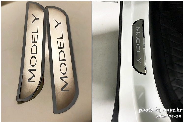 테슬라모델Y 2열도어실가이드