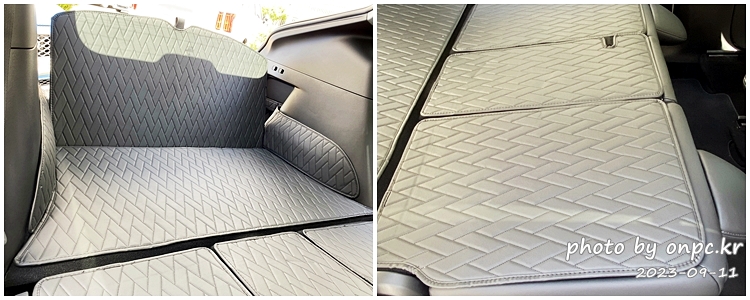 테슬라 풀커버 트렁크 매트 장착하기