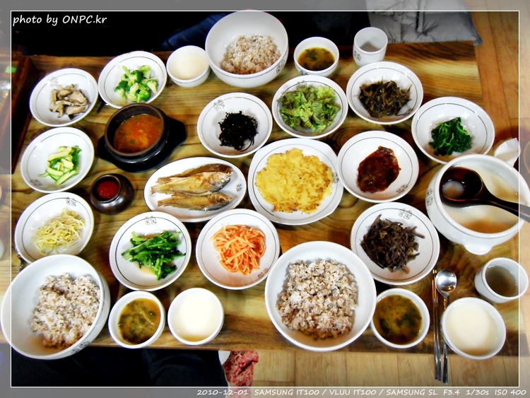 꽁당보리밥 보리밥 한상차림