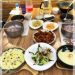 종로 쭈꾸미 2인세트 전체 상차림 모습