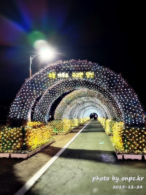 양산 황산공원 불빛정원