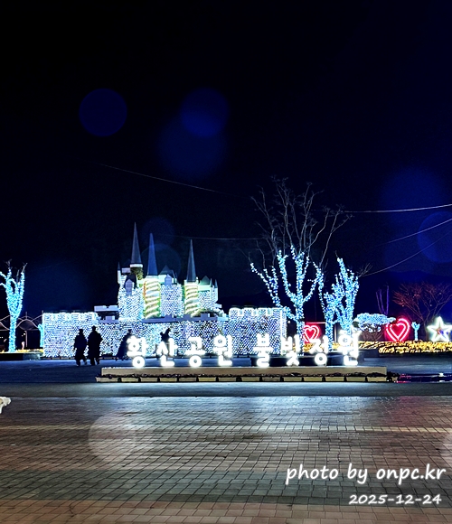 양산 황산공원 불빛정원