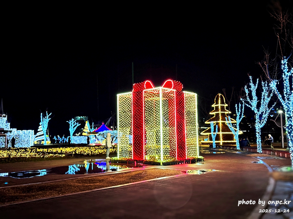 양산 황산공원 불빛정원