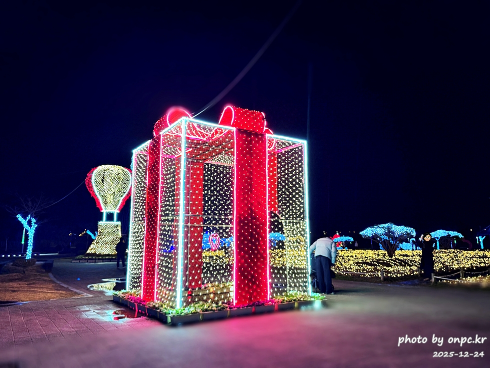 양산 황산공원 불빛정원