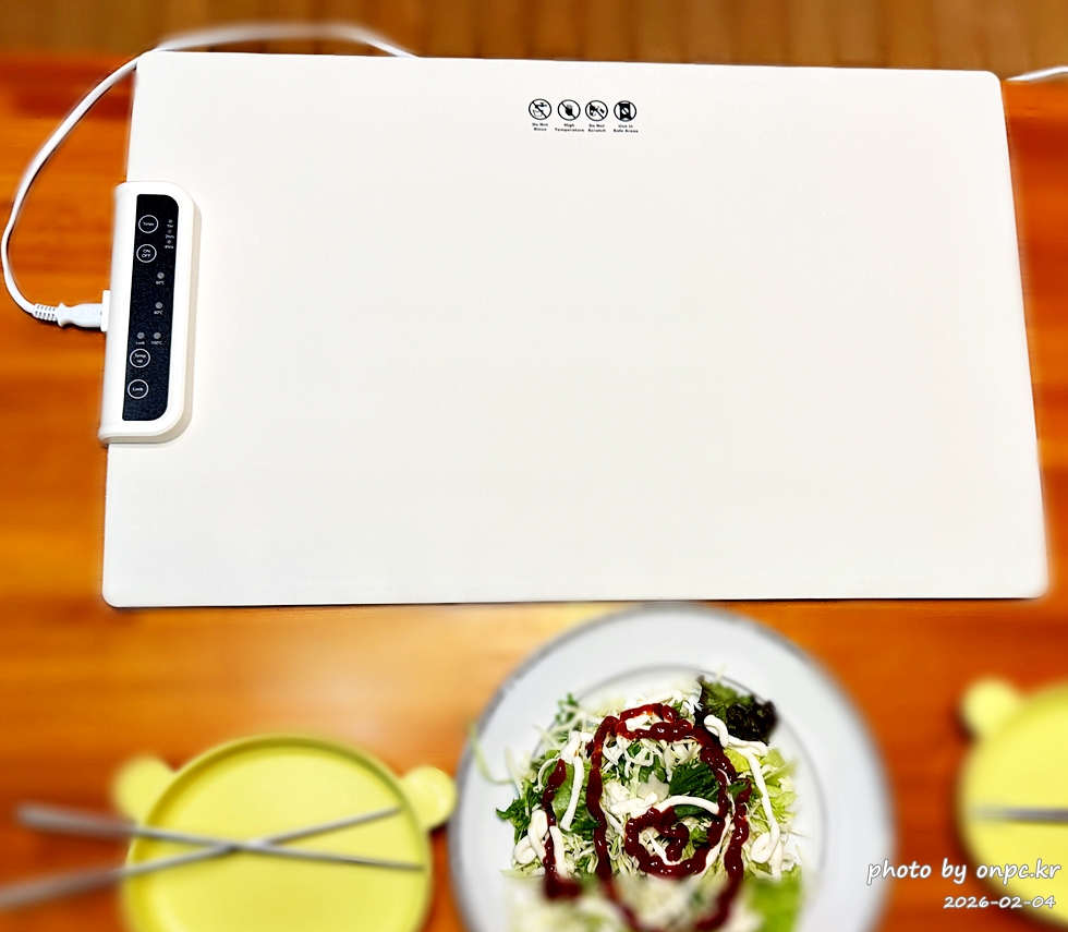 [알리] 겨울 식탁 필수템! 음식데우기 매트(푸드워머) 솔직 사용기(삶의 질 상승템) 🥘✨