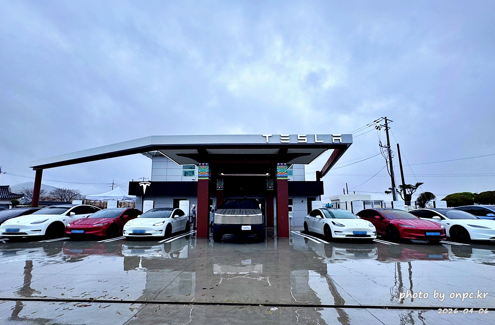 [경주] 테슬라 수퍼차저 오픈 이벤트 후기｜무료 충전 + 사이버트럭 ⚡